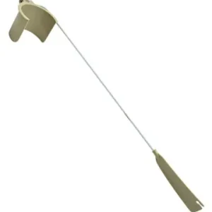 Strumpfanzieher mit Schuhlöffel beige/weiß