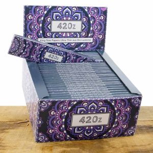 420z Papers King Size Ultra Thin Grape Sparkle 50er Box