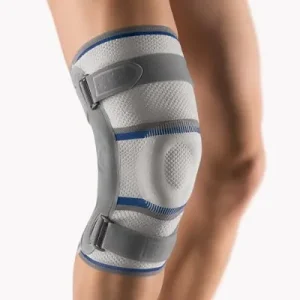 Bort Kniebandage Stabilo mit Gelenk, silber