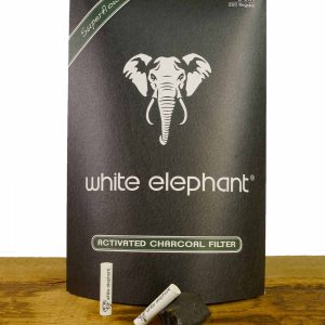 White Elephant Aktivkohle Filter Regular Size Ø9mm 250 Stück